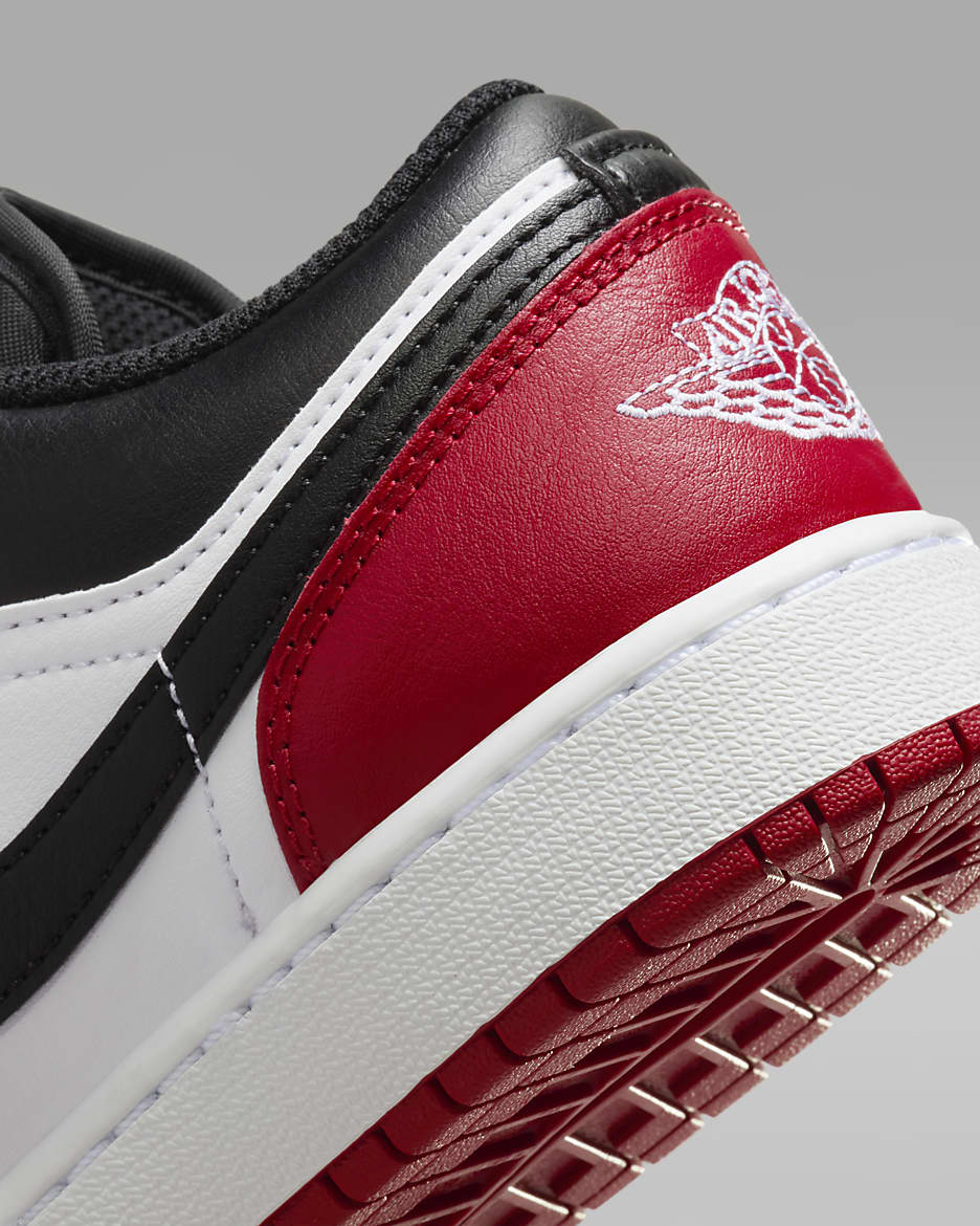 Jordan one white red store